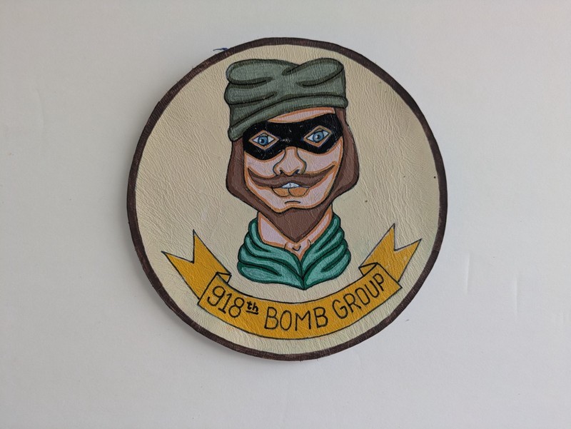 WW2 918th B.G. Toby Mug 12 O'clock High Movie fictional leather Jacket Patch #3
