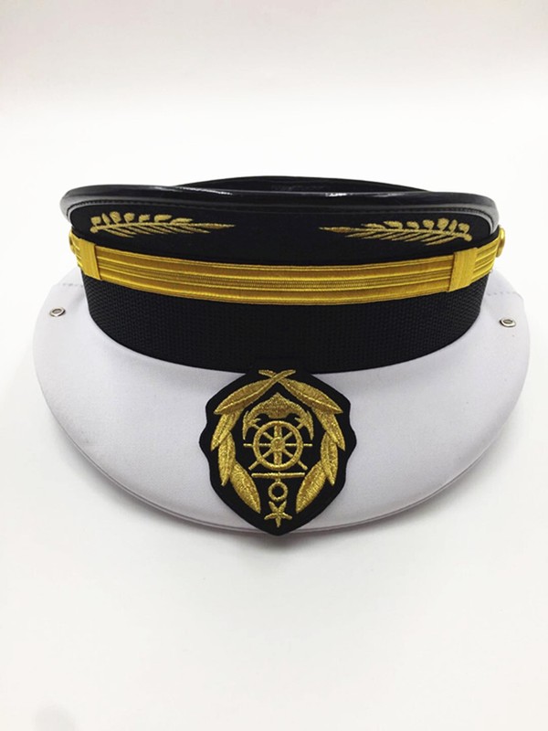 Crew Cap Naval Officer Hat Military Men Sailor gallery