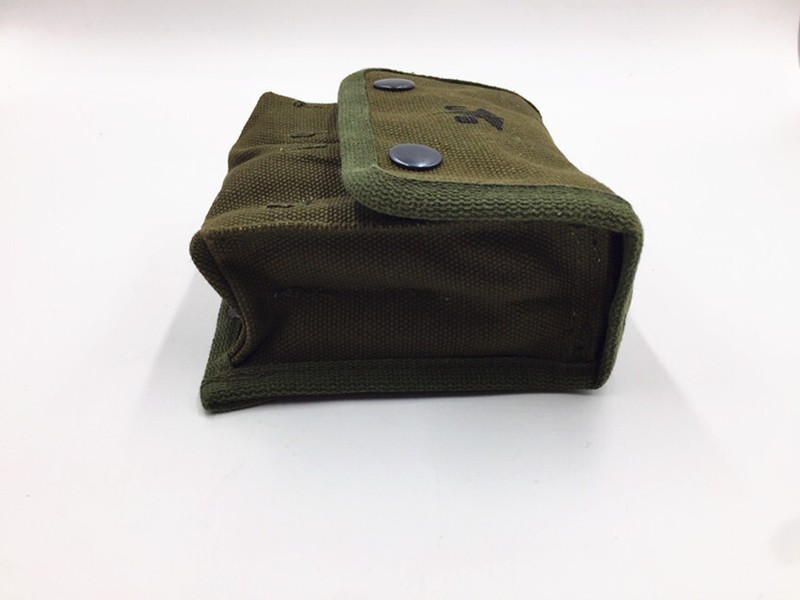 WW2 US MILITARY ARMY M2 M1945 GUNGLE FIELD FIRST AID KIT POUCH BAG WITH ICON gallery
