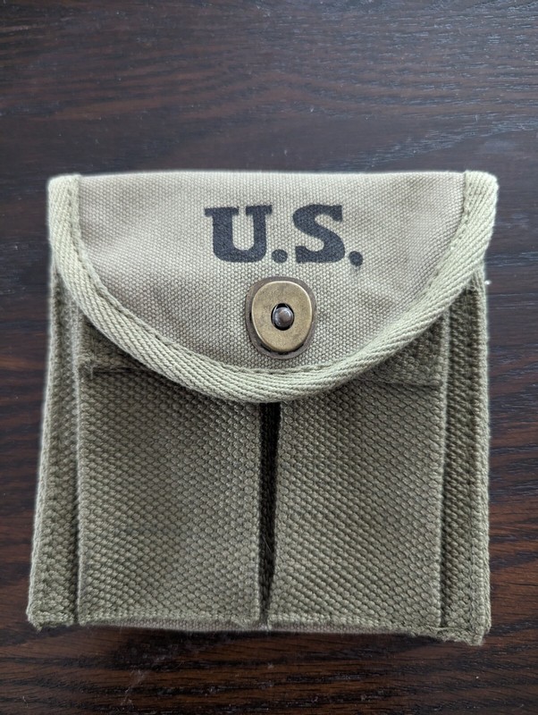 🔥 JT & L 1944 US Ammo Pouch Reproduction – WWII Style Military Gear 🔥
