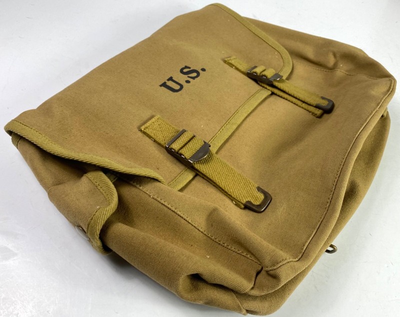 WWII US PARATROOPER M36 M1936 MUSETTE JUMP BAG-BRITISH MADE VARIATION gallery