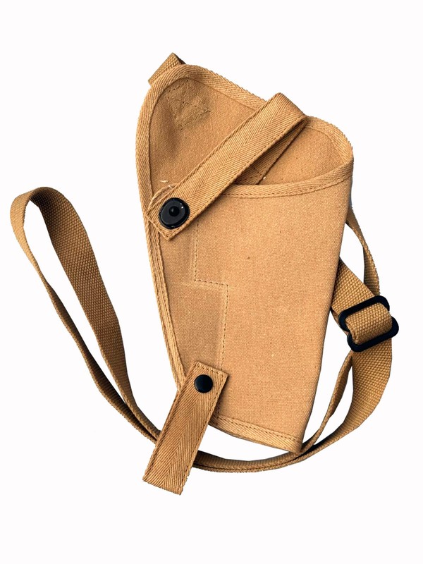 Calyx US WWII M3 Khaki Canvas Colt 1911 .45 Tanker Shoulder Holster Right Hand gallery