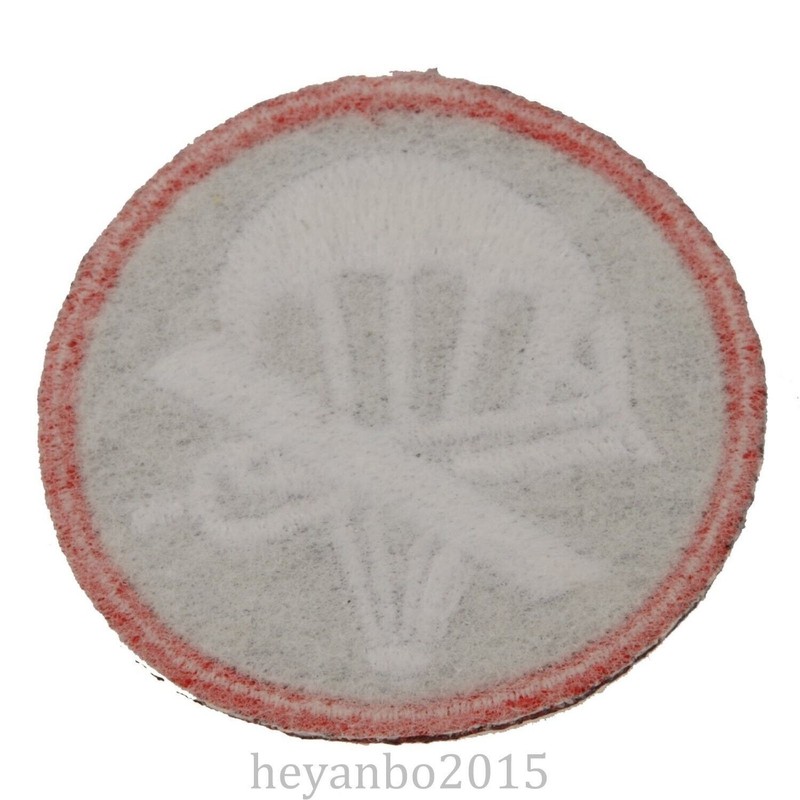 WWII WW2 US Airborne Paratrooper Garrison Cap Badge Insignia Color RED gallery