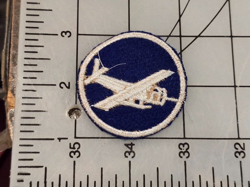 Repro WW2 US Army Airborne Glider Troops Enlisted Infantry Cap Patch Variant gallery