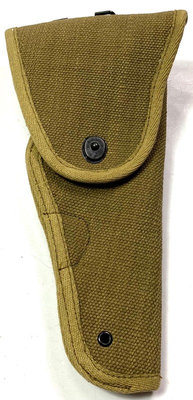 WWII US AIRBORNE PARATROOPER RIGGER M1911 MADE .45 PISTOL BELT HOLSTER-OD#3