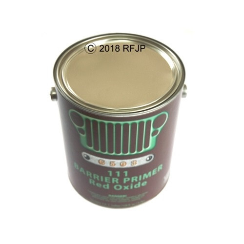 Jeep, Willys Ford, Dodge Red Oxide, Barrier III Paint ✅(111-R) Primer Gallon
