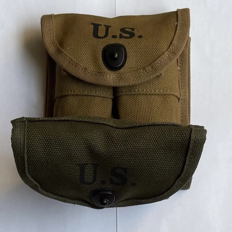 Two styles WW2 US Military M1 Carbine Rifle Mag Military Ammunition Pouch Bag gallery