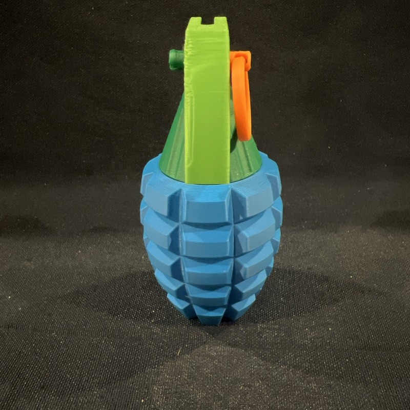 3D Printed Grenade / Container￼Toy gallery