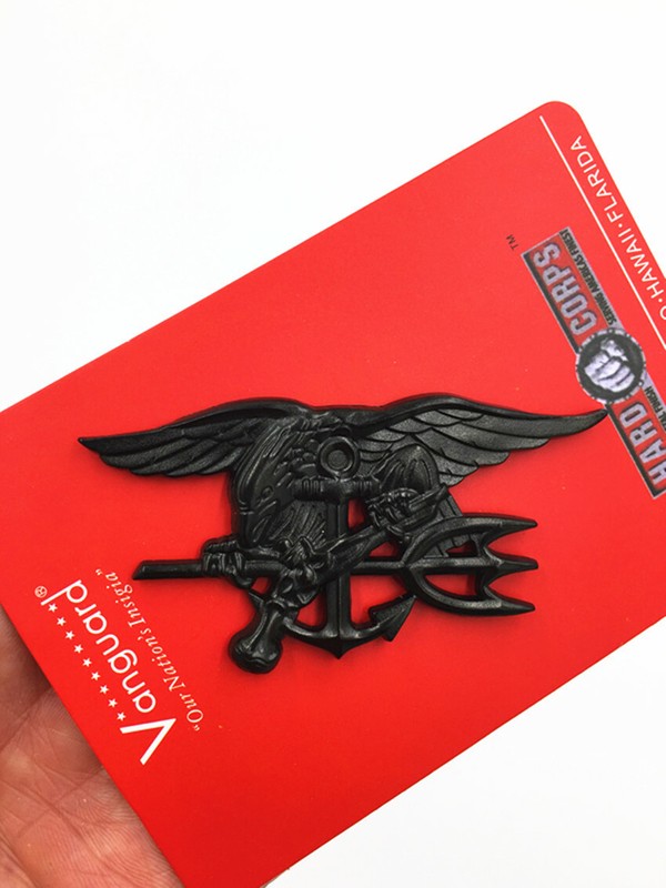 US-NAVY-SEAL-EAGLE-ANCHOR-TRIDENT-MINI-METAL-BADGE-INSIGNIA-BLACK gallery