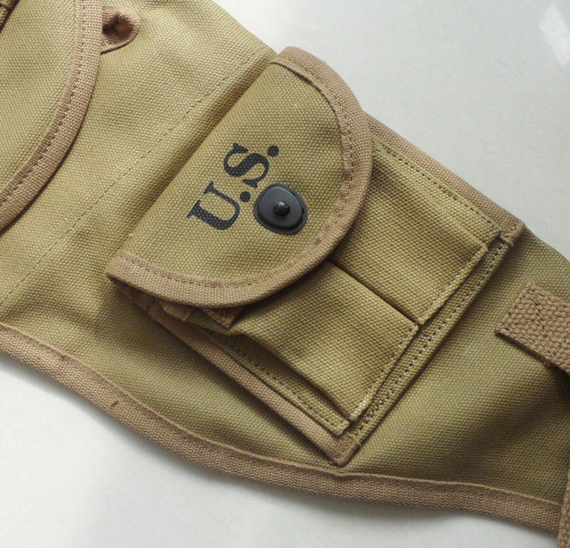 World War II US M1A1 carbine canvas sleeve M1A1 M1 ammunition bag foldable bag gallery