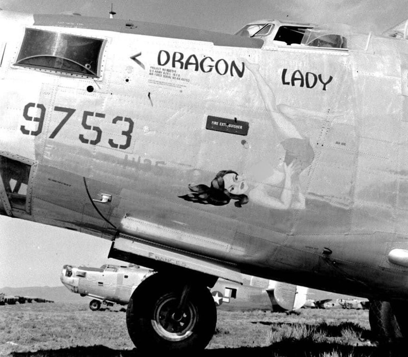 WW2 WWII Photo World War Two / Consolidated B-24 Liberator Boneyard Nose Art
