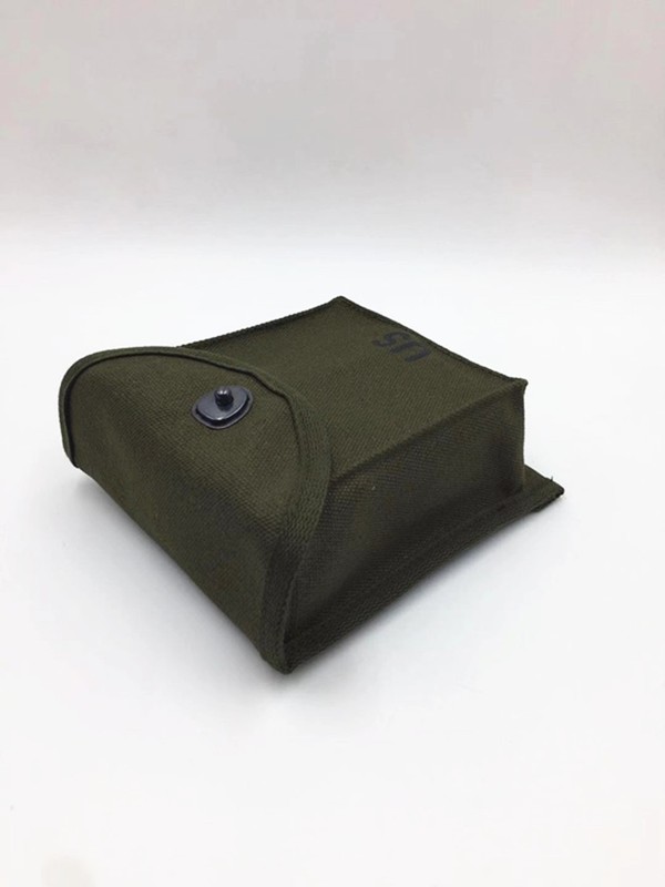 Reproduction The Korean War US Army 30RD M14 CARBINE Army Green Canvas Pouch gallery