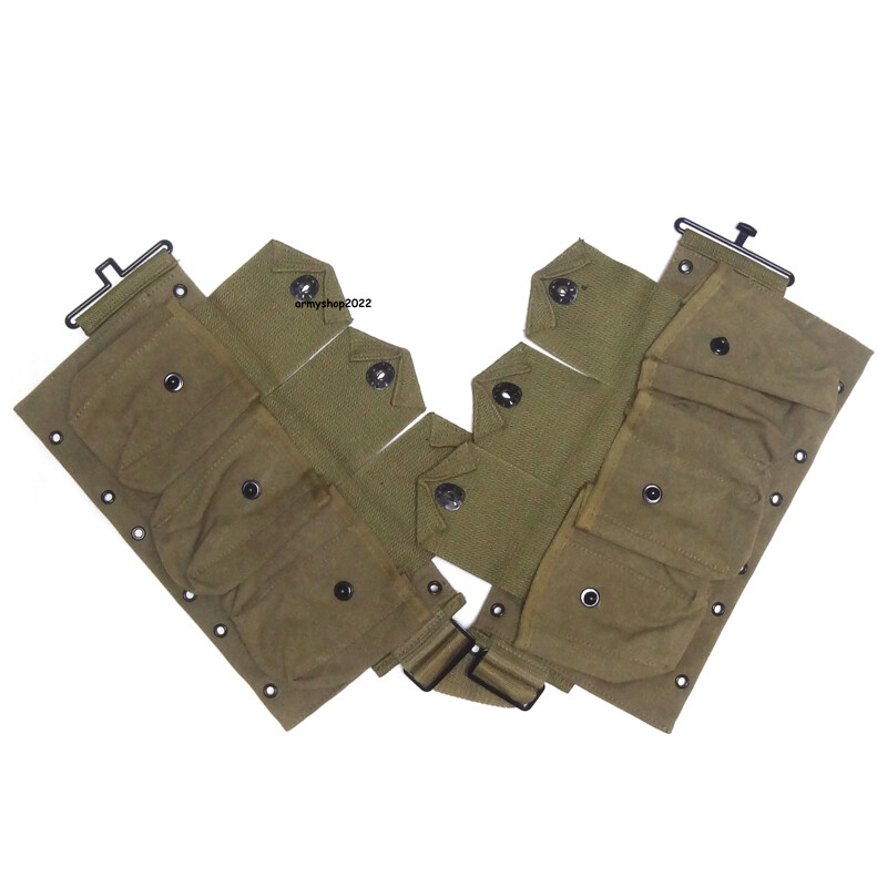 Military WWII US Army Paratrooper Infantry Bar Equipment Belt Pouch gallery