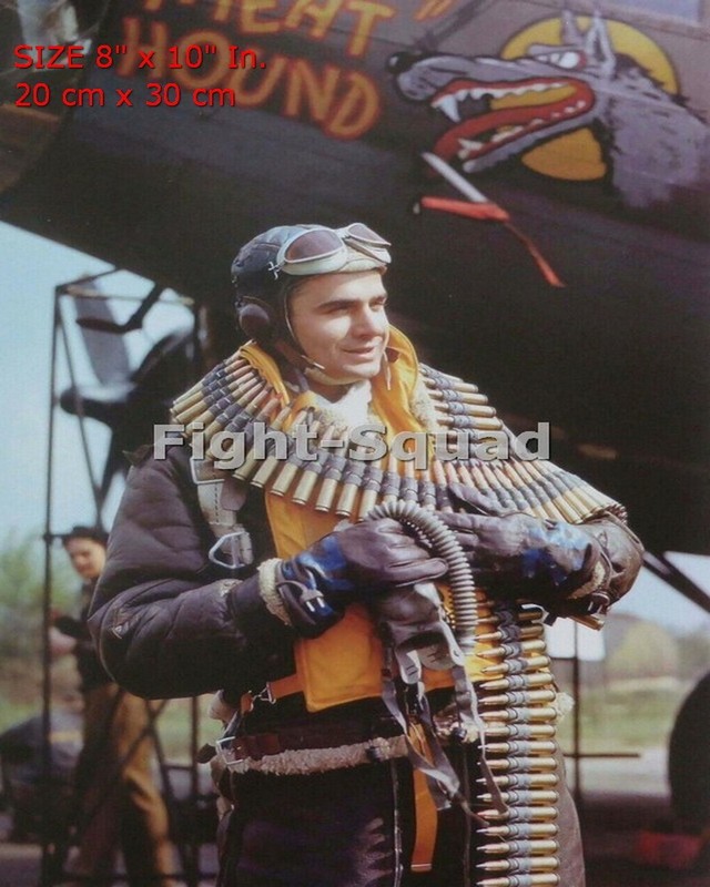 WW2 Picture Photo Gunner Sergeant Frank Lusik 6049 8x10in