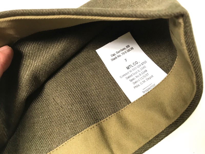 WWII US AIRBORNE PARATROOPER PX OVERSEAS CAP, EARLY WAR-SMALL gallery