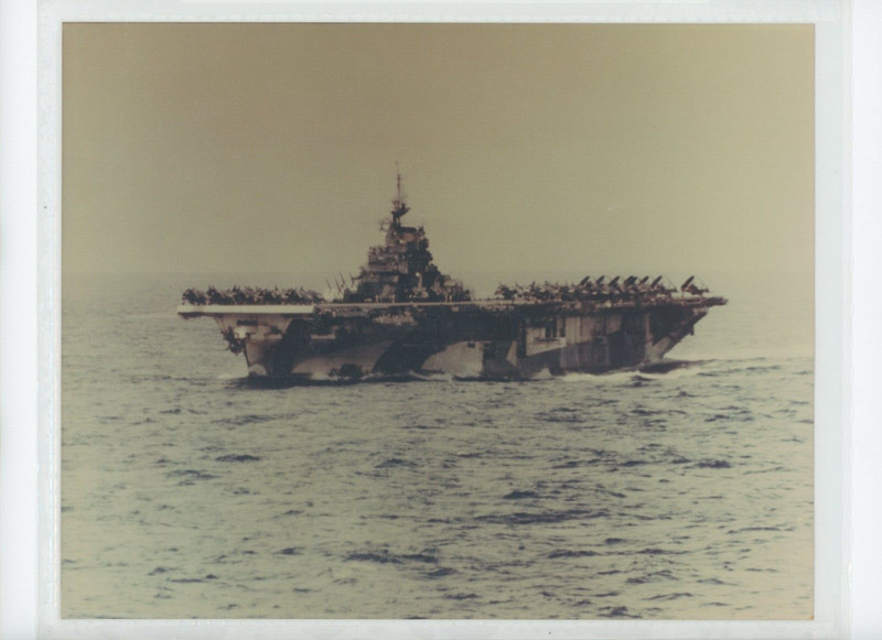 WWII 8×10 Photo Print Aircraft Carrier color photo print