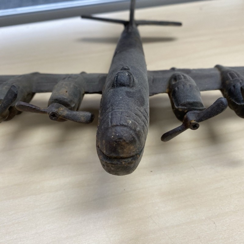 WWII Boeing B-29 Superfortress Bomber Diecast Cast Iron 11x16 Wingspan Display gallery