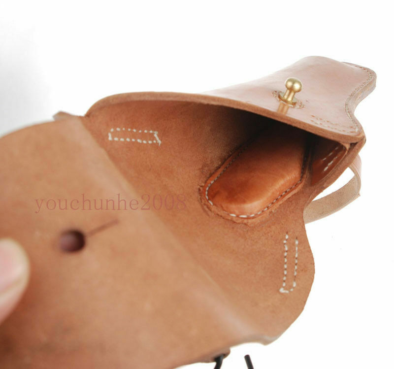 WW2 US U.S. COLT 1911 M1911 CAVALRY BROWN LEATHER PISTOL HOLSTER gallery