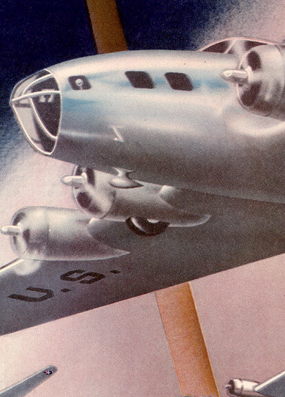 “Keep 'Em Flying” 1942 Vintage Style WW2 War Army Air Corps Poster - 24x36 gallery