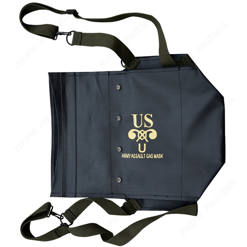 WW2 US ARMY NORMANDY D-DAY M5 M7 GAS MASK BAG PACK CARRIER CLASSICAL REPRO