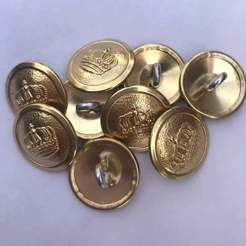 WW1 IMPERIAL GERMAN PRUSSIAN CROWN OFFICER clothing BUTTON GOLD 21MM 12PCS gallery