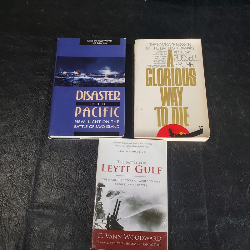 3 Naval books: Battle of Savo_Battle of Leyte Gulf_ Yamato’s last mission