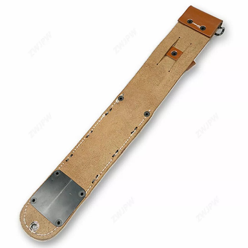 replica WWII US PARATROOPER M6 FIGHTING KNIFE LEATHER CARRY SCABBARD COVER gallery