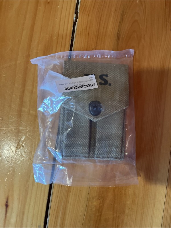 Us Ww2 Reproduction 45 Auto Magazine Pouch Sealed