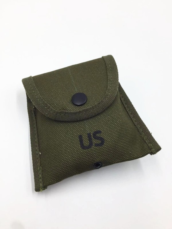 US ARMY VIETNAM WAR M1956 COMPASS BAG CANVAS FIRST AID KIT POUCH gallery