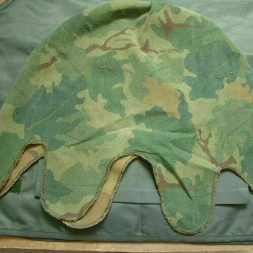 VIETNAM WAR US MITCHELL REVERSIBLE COTTON HELMET COVER RETRO STYLE ,NO HELMET gallery