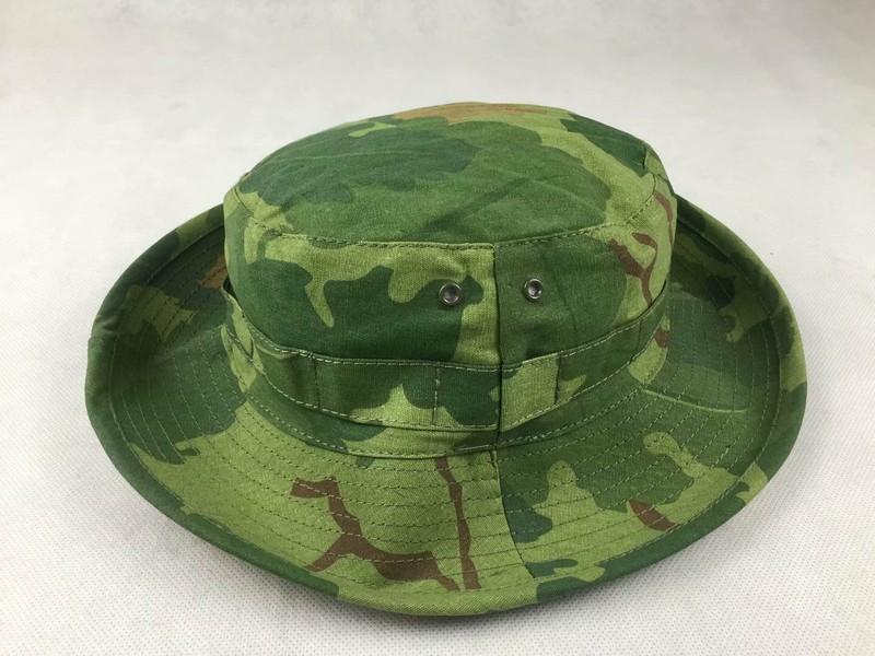 VIETNAM WAR MITCHELL CAMOUFLAGE SUMMER CAMO BOONIE BUSH HAT Size 58