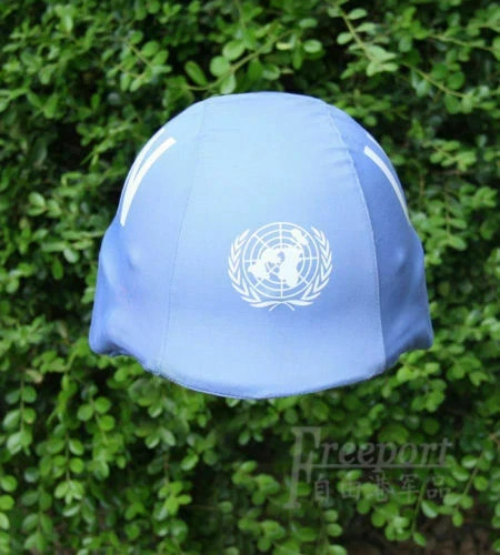 US UNITED NATIONS PEACEKEEPING FORCE TACTICAL M88 HELMET COVER No Helmet gallery