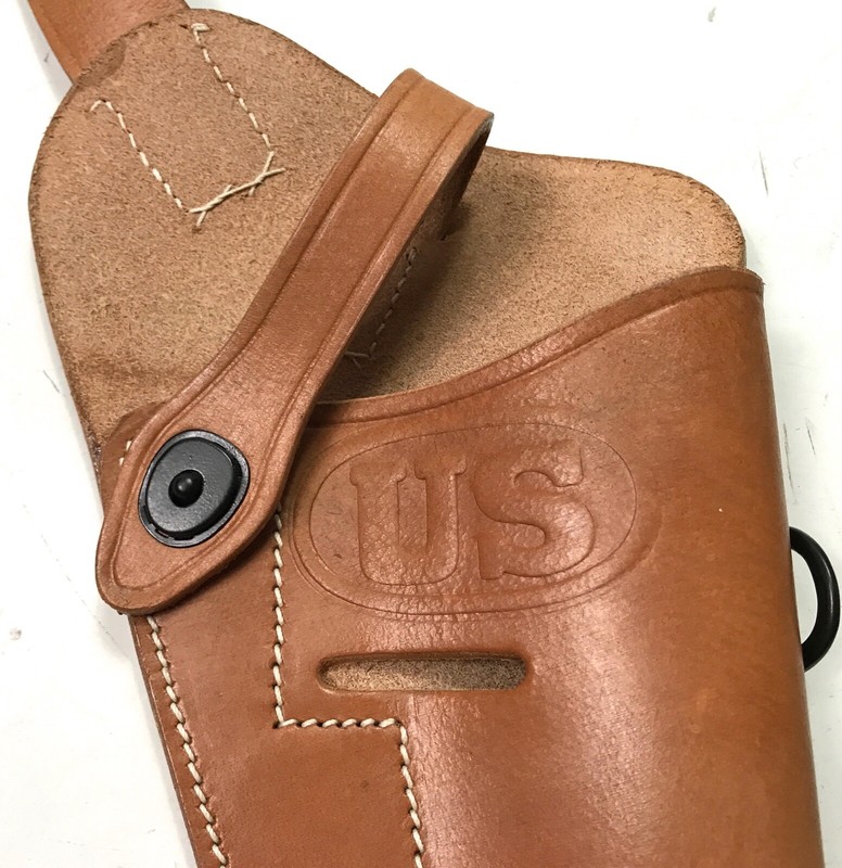 WWII US .45 PISTOL M3 SHOULDER HOLSTER-NATURAL BROWN gallery