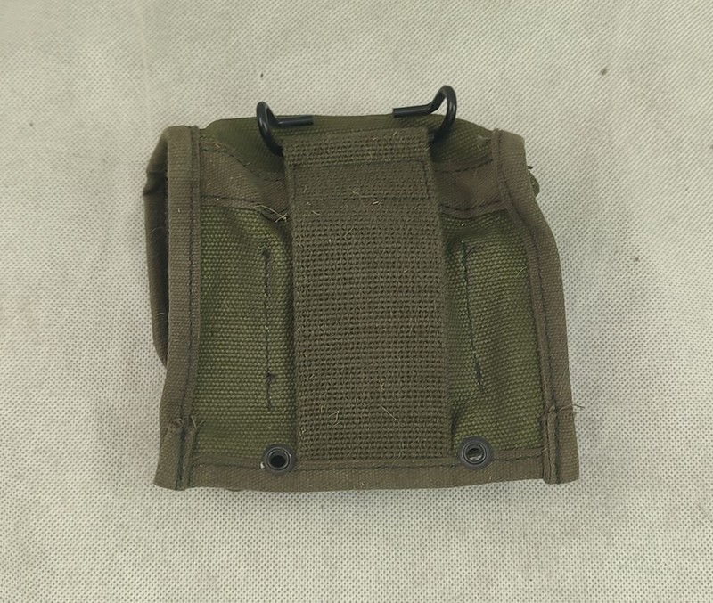 WITH RED CROSS WW2 US ARMY M2 JUNGLE OLIVE CANVAS FIELD FIRST AID KIT POUCH gallery