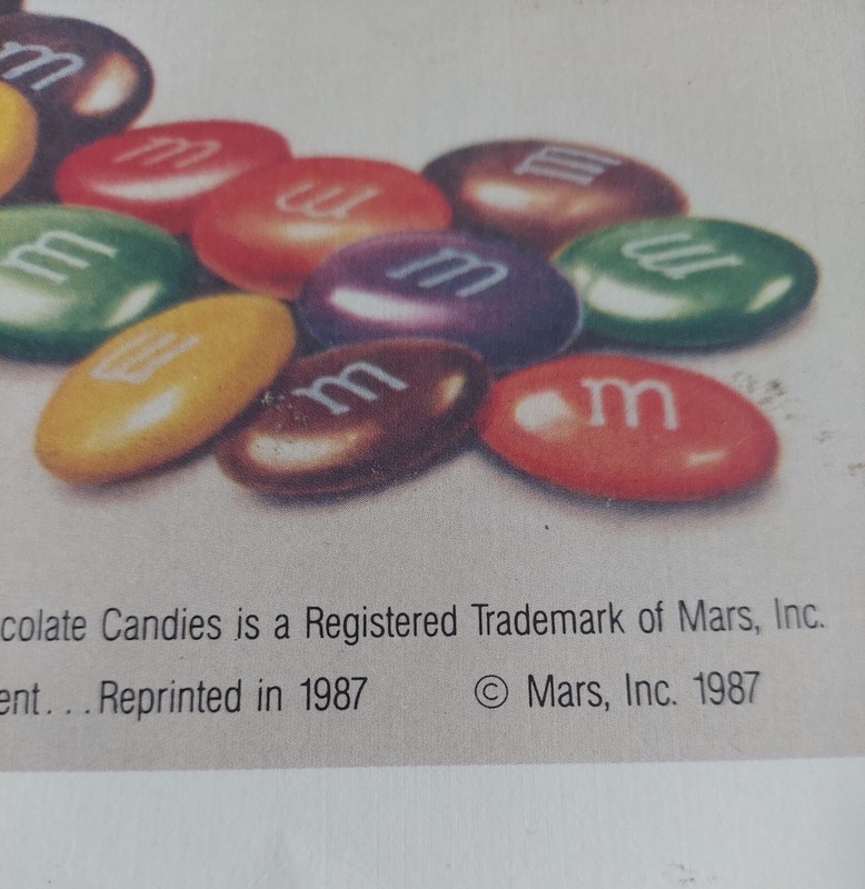 M&M's/ Mars 1942 Advertisemen Poster Reproduction Reprint 1987 World War II Used gallery