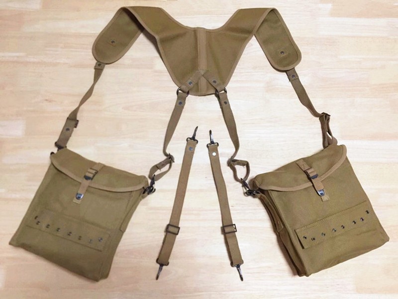 WWII US Hacksaw Ridge Army Medic Soldier Equipment Set-Bag-Belt-Strap gallery