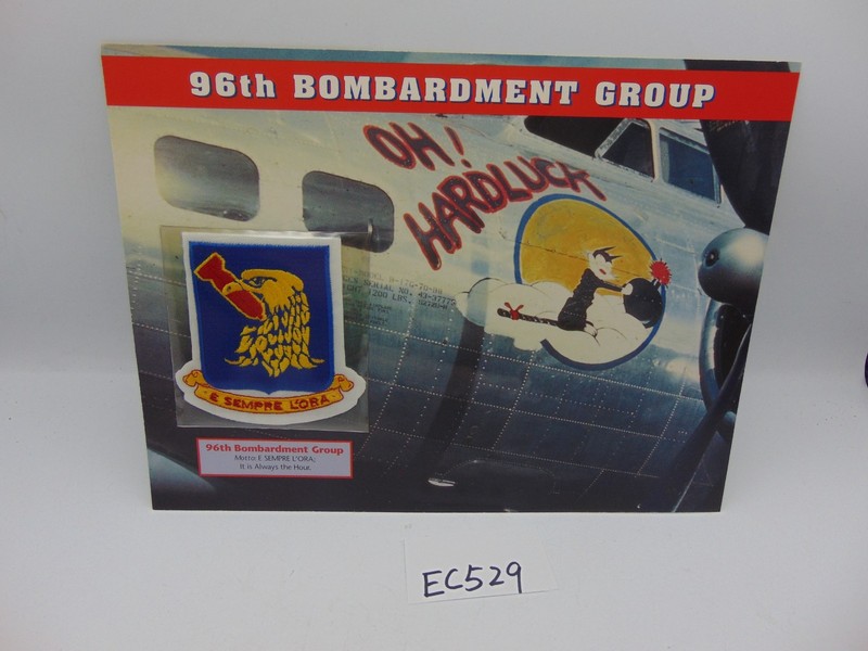 Willabee & Ward Emblems Of Air War WWII Patch 329th Bombardment Sempre L’Ora