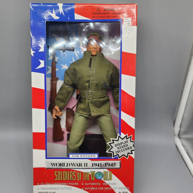 WWII Tank Battalion 12" Action Figure Soldiers of the World US Army Reproduction