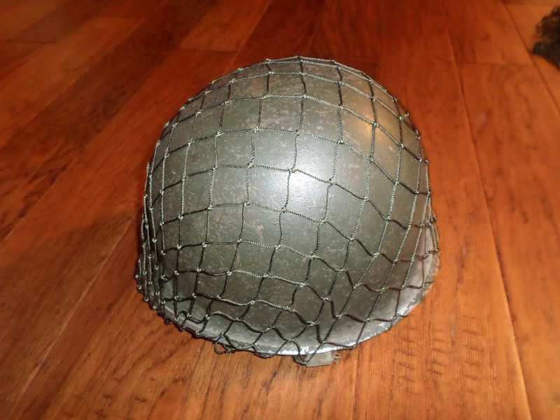 U.S MILITARY WWII STYLE REPRO M1 HELMET NET WITH DRAW STRING - HELMET NOT INCLUD gallery