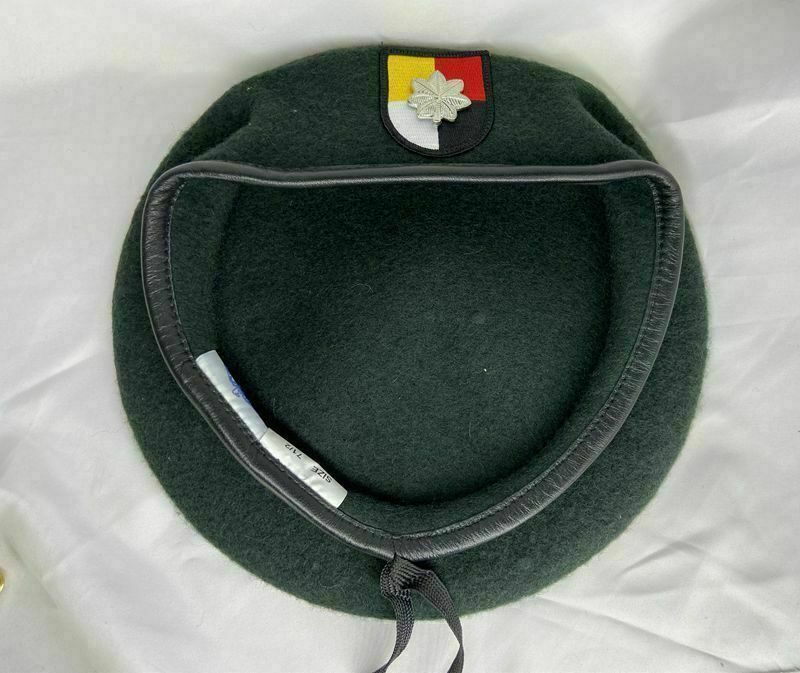 7-3/8 US ARMY 3TH SPECIAL FORCES GROUP BLACKISH GREEN Lieutenant Colonel BERET gallery