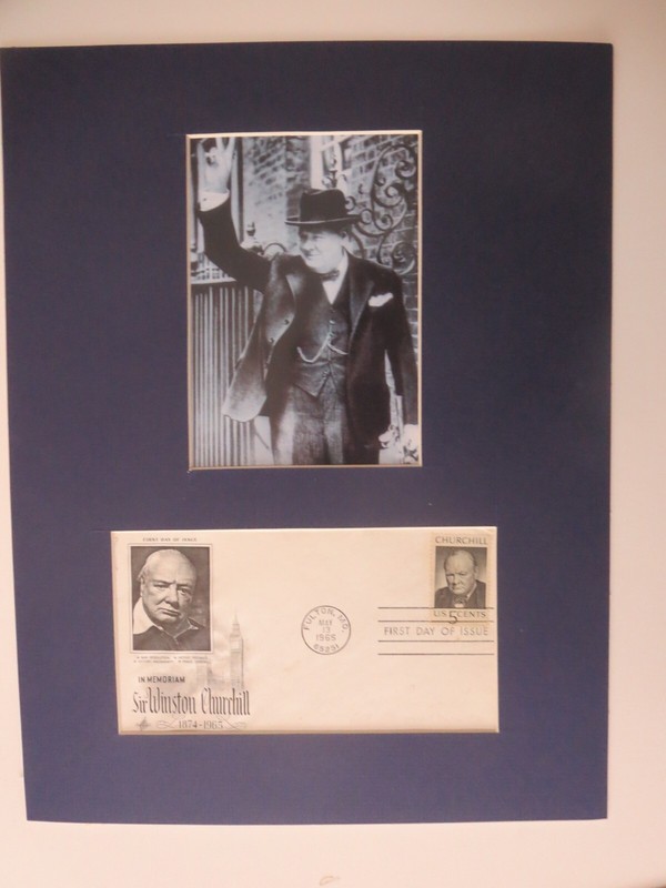 Prime Minister Winston Churchill, World War II Leader and First Day Cover