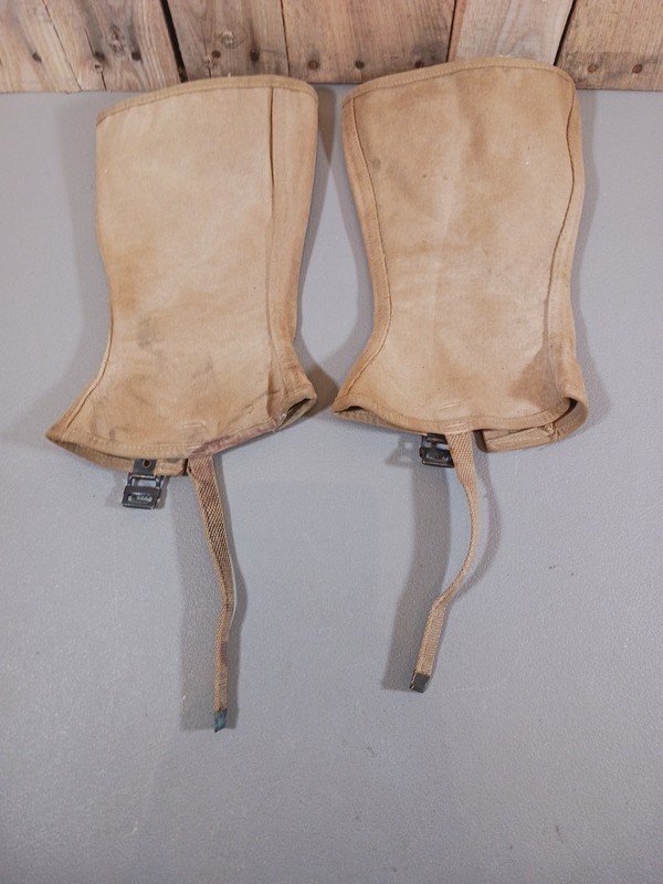 WW2 US M1938 CANVAS WRAPPINGS LEGGINGS GAITERS WWII MILITARY gallery