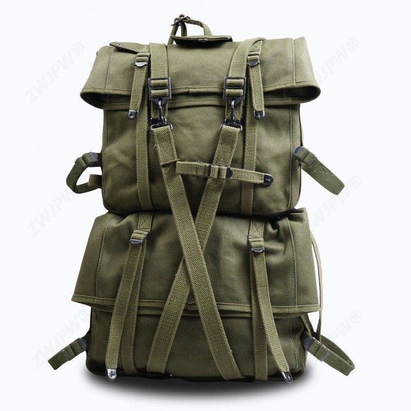 USMC M1944 Combination Backpack Set W/ Strap Canvas Green Replica Outdoor Bags gallery