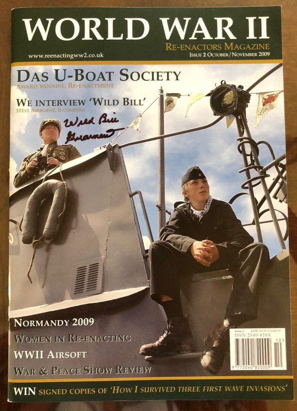 World War ll Magazine Signed By Wild Bill