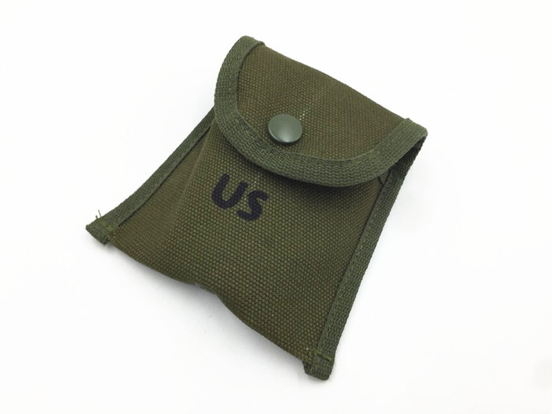 Vietnam War us M1956 COMPASS BAG CANVAS FIRST AID KIT POUCH gallery