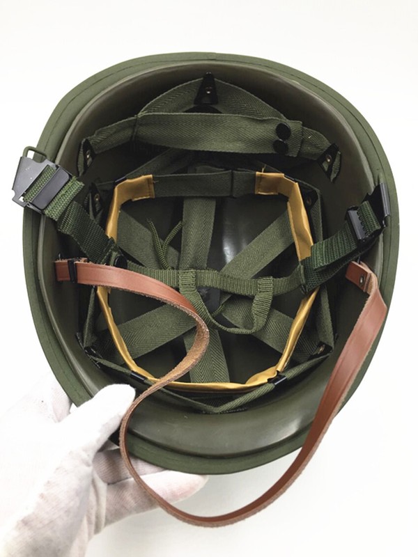 WWII WW2 US Army M1 Helmet -Green Seam America Military Helmet gallery