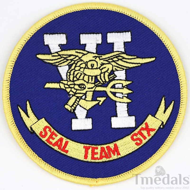 US Navy SEAL Team 6 Trident Full-Size Museum Replica Patch – Embroidered USA