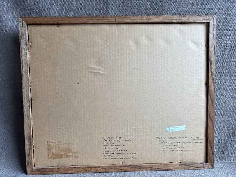 1985 Forked-Tail Devil/Lockheed P38 Lightning Fighter Plane W/Pilot Info on Back gallery