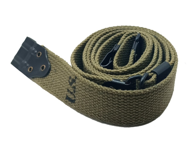 CALYX WW2 US M1903 Springfield Rifle Kerr Gun Sling WW1 Thompson Kerr Sling OD