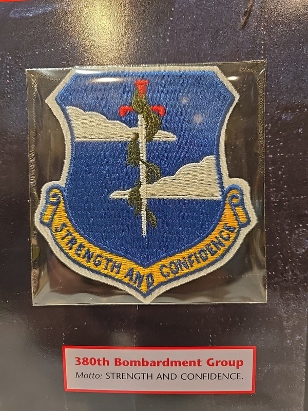 WWII Emblems Of Air War Patch 380th Bombardment Group "Strength And Confidence" gallery